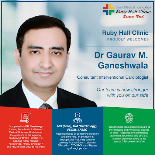 Dr. Gaurav Ganeshwala from 59/6, Kedari Nagar Rd, Disney Park, Azad Nagar, Wanowrie ,Pune, Maharashtra, 411001, India 11 years experience in Speciality General Medicine | Cardiologist | Kayawell